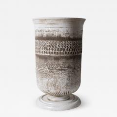  K ramos Rare Very Large Keramos Vase on Circular Pedestal Base - 805517