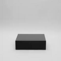  KA Glass Crystal Base Riser Black 12x12 by KA Glass - 3924772
