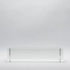  KA Glass Crystal Base Riser Clear 10x10 by KA Glass - 3906997