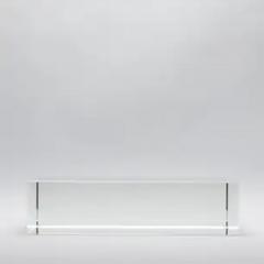  KA Glass Crystal Base Riser Clear 10x10 by KA Glass - 3924785