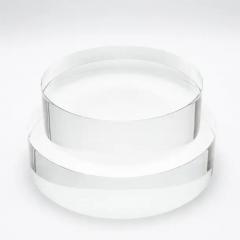  KA Glass Crystal Base Riser Clear 12 by KA Glass - 3906952