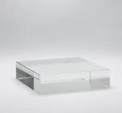  KA Glass Crystal Base Riser Clear 12x12 by KA Glass - 3924782