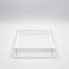  KA Glass Crystal Base Riser Clear 8x8 by KA Glass - 3906989