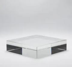  KA Glass Crystal Base Riser Clear 8x8 by KA Glass - 3924812