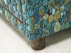  KAM TIN Turquoise and labradorite sideboard by KAM TIN - 973552