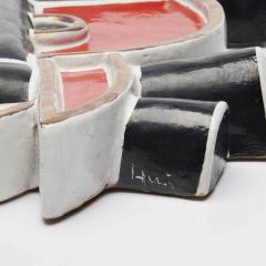  Ka Kwong Hui Polychrome Ceramic Wall Plaque by Ka Kwong Hui - 4454873