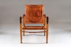  Kaare Klint Edvard Kindt Larsen Scandinavian Mid Century Safari Chair by Kaare Klindt in Cognac Leather - 833697