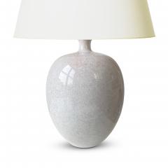  Kaestner Mid 20th Century Modern Lamp with Craquel Glaze by Kaestner Saxonia - 3184437