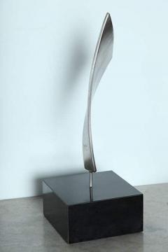  Kafka Kafka Stainless Steel Sculpture on Base - 4702712