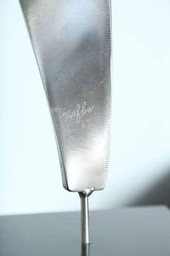  Kafka Kafka Stainless Steel Sculpture on Base - 4702714