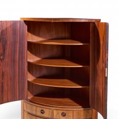  Kai Kristiasen Kai Kristiansen Mid Century Danish Rosewood Corner Cabinet - 4533876