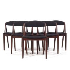  Kai Kristiasen Kai Kristiansen Model 31 Mid Century Danish Teak Dining Chairs Set of 6 - 3831082