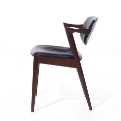  Kai Kristiasen Kai Kristiansen Model 42 Mid Century Danish Rosewood Dining Chairs Set of 6 - 4153439