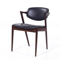  Kai Kristiasen Kai Kristiansen Model 42 Mid Century Danish Rosewood Dining Chairs Set of 6 - 4153440