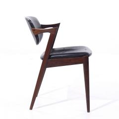 Kai Kristiasen Kai Kristiansen Model 42 Mid Century Danish Rosewood Dining Chairs Set of 6 - 4153442