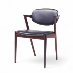  Kai Kristiasen Kai Kristiansen Model 42 Mid Century Danish Rosewood Z Chairs Set of 12 - 4224340