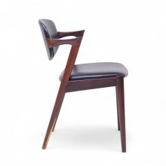  Kai Kristiasen Kai Kristiansen Model 42 Mid Century Danish Rosewood Z Chairs Set of 12 - 4224344