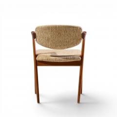  Kai Kristiasen Kai Kristiansen Model 42 Mid Century Danish Teak Z Dining Chairs Set of 6 - 4636077