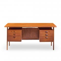  Kai Kristiasen Kai Kristiansen for FM M bler Model FM60 Mid Century Danish Teak Floating Desk - 4492850