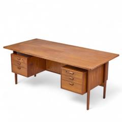  Kai Kristiasen Kai Kristiansen for Feldballes M belfabrik FM60 Mid Century Danish Teak Desk - 4476003