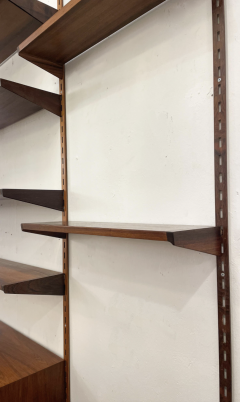  Kai Kristiasen Mid Century Modern Wooden Wall Unit by Kai Kristiansen Denmark 1950s - 3514700