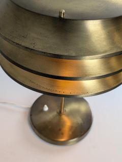  Kai Ruokonen Kai Ruokonen Finnmark Slated Table Lamp Full Brass Orno 1970s - 4448473