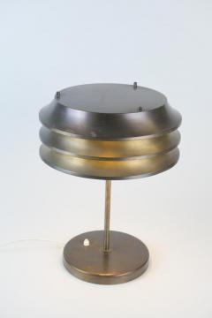  Kai Ruokonen Kai Ruokonen Finnmark Table Lamp Full Brass with Stunning Patina Orno 1970s - 4448456