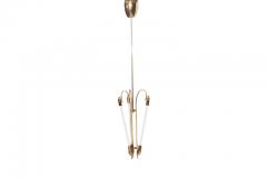  Kaiser Co Brass Chandelier by Kaiser with Fluorescent Tube Light - 456914