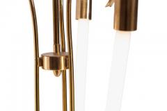  Kaiser Co Brass Chandelier by Kaiser with Fluorescent Tube Light - 456917