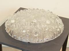  Kaiser Idell Kaiser Leuchten Kaiser Co Heavily Textured Domed Ice Glass Flushmount - 2030743