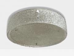  Kaiser Idell Kaiser Leuchten Kaiser Co Kaiser Leuchten Slumped Glass Steel Flushmount Germany 1960s - 4220648