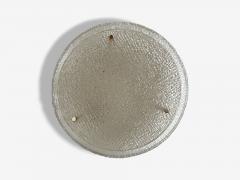  Kaiser Idell Kaiser Leuchten Kaiser Co Kaiser Leuchten Slumped Glass Steel Flushmount Germany 1960s - 4220650