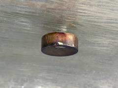  Kaiser Kaiser Frosted Glass Chrome Flush Mount Light Germany 1960s - 4220843