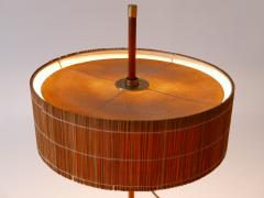  Kaiser Leuchten Exceptional Mid Century Modern Teak Brass Table Lamp by Kaiser Leuchten 1960s - 3924582