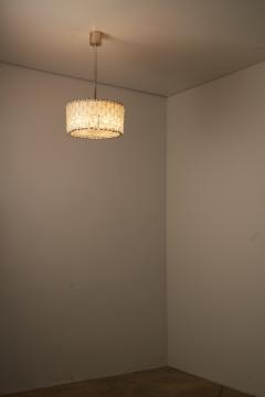  Kaiser Leuchten Nickel and Textured Glass Stem Pendant - 4505270