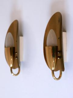  Kaiser Leuchten Set of Two Lovely Mid Century Modern Brass Sconces or Wall Lamps Germany 1950s - 4007685