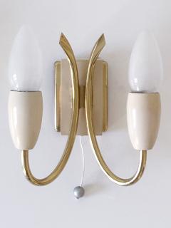  Kaiser Leuchten Set of Two Lovely Mid Century Sputnik Sconces or Wall Lights Germany 1950s - 4472658