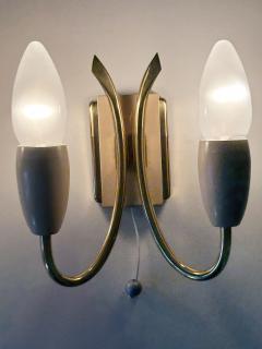  Kaiser Leuchten Set of Two Lovely Mid Century Sputnik Sconces or Wall Lights Germany 1950s - 4472659