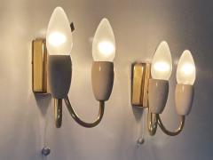  Kaiser Leuchten Set of Two Lovely Mid Century Sputnik Sconces or Wall Lights Germany 1950s - 4472663