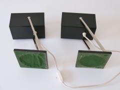  Kaiser Leuchten Set of Two Mid Century Modern Cube Table Lamps by Kaiser Leuchten 1960s Germany - 3839508