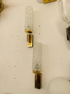  Kaiser Pair of German 1960s Crystal Wall Lights - 1865147