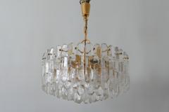  Kalmar Franken KG Large 13 Flamed Ice Glass Chandelier or Pendant Lamp Palazzo by Kalmar Franken - 1938093