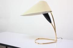  Kalmar Lighting 1950s Austrian Brass Lily Table Lamp Attributed to J T Kalmar - 567407