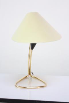  Kalmar Lighting 1950s Austrian Brass Lily Table Lamp Attributed to J T Kalmar - 567409