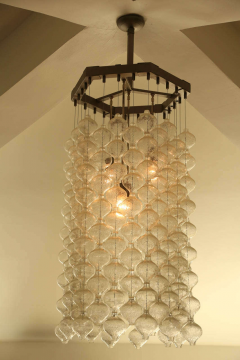  Kalmar Lighting Kalmar Chandelier with Nestling Tulipan Glass Elements  - 1098508