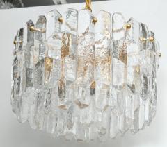  Kalmar Lighting Kalmar Chiseled Ice Glass Chandelier - 1092987