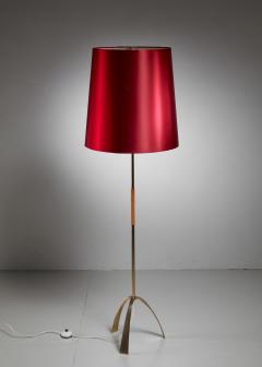  Kalmar Lighting Kalmar brass floor lamp Austria 1950s - 879310