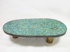  Kam Tin Large turquoise coffee table - 2689151