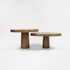  Kam Tin Pair of Turquoise Tables - 3864119