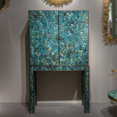  Kam Tin Turquoise bar cabinet - 1245175